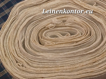 Leinenballen Ansicht gerollte Außenseite