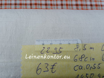 Leinenballen mit Millimeterskala 16 Fäden auf ein cm.