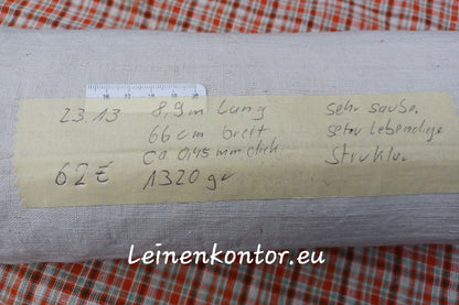 Leinenballen mit Etikett