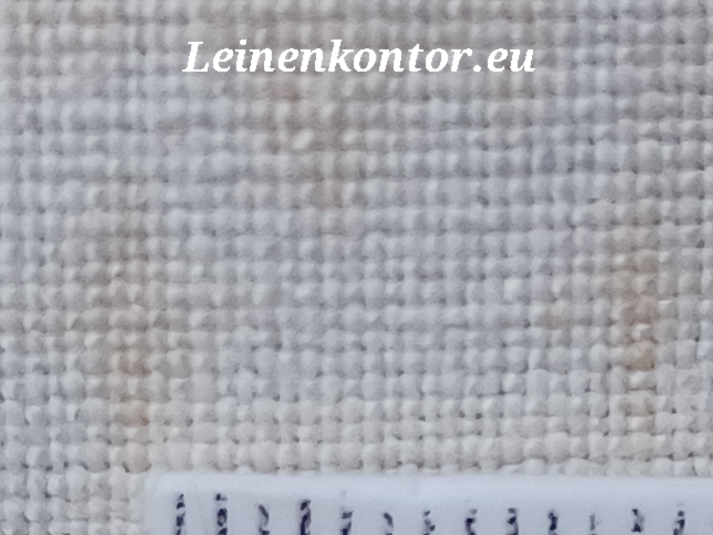 Leinenballen mit Millimeterskala 20 Fäden auf ein cm.