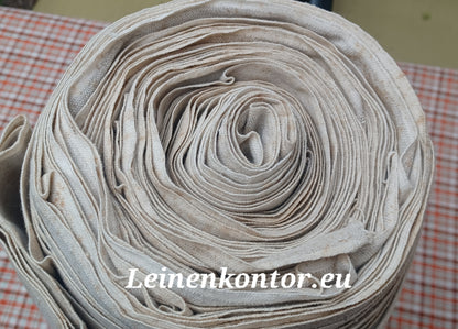 Leinenballen Ansicht gerollte Außenseite