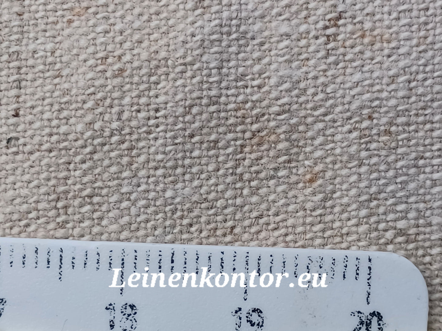 Leinenballen mit Millimeterskala 15 Fäden auf ein cm.