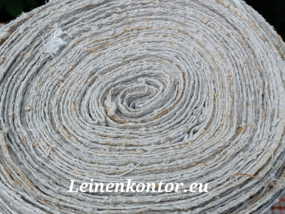 Leinenballen Ansicht gerollte Außenseite