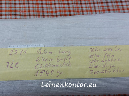 Leinenballen mit Etikett