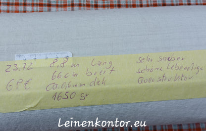 Leinenballen mit Etikett