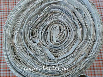 Leinenballen Ansicht gerollte Außenseite.