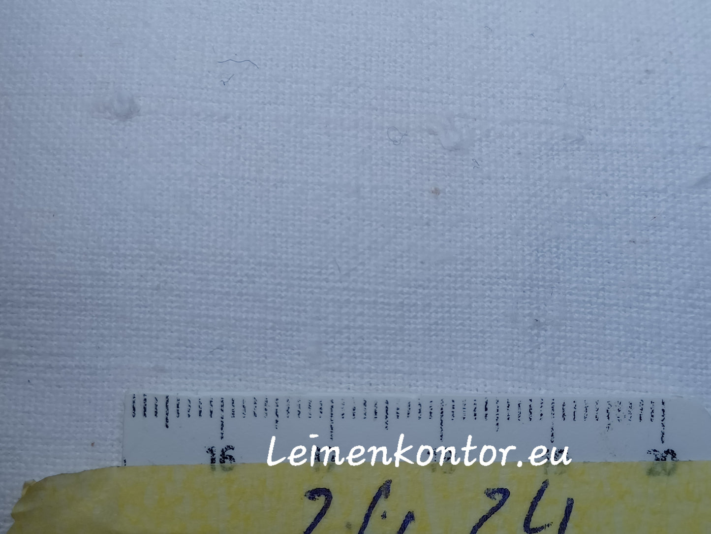 Leinenballen mit Millimeterskala 14 Fäden auf ein cm.