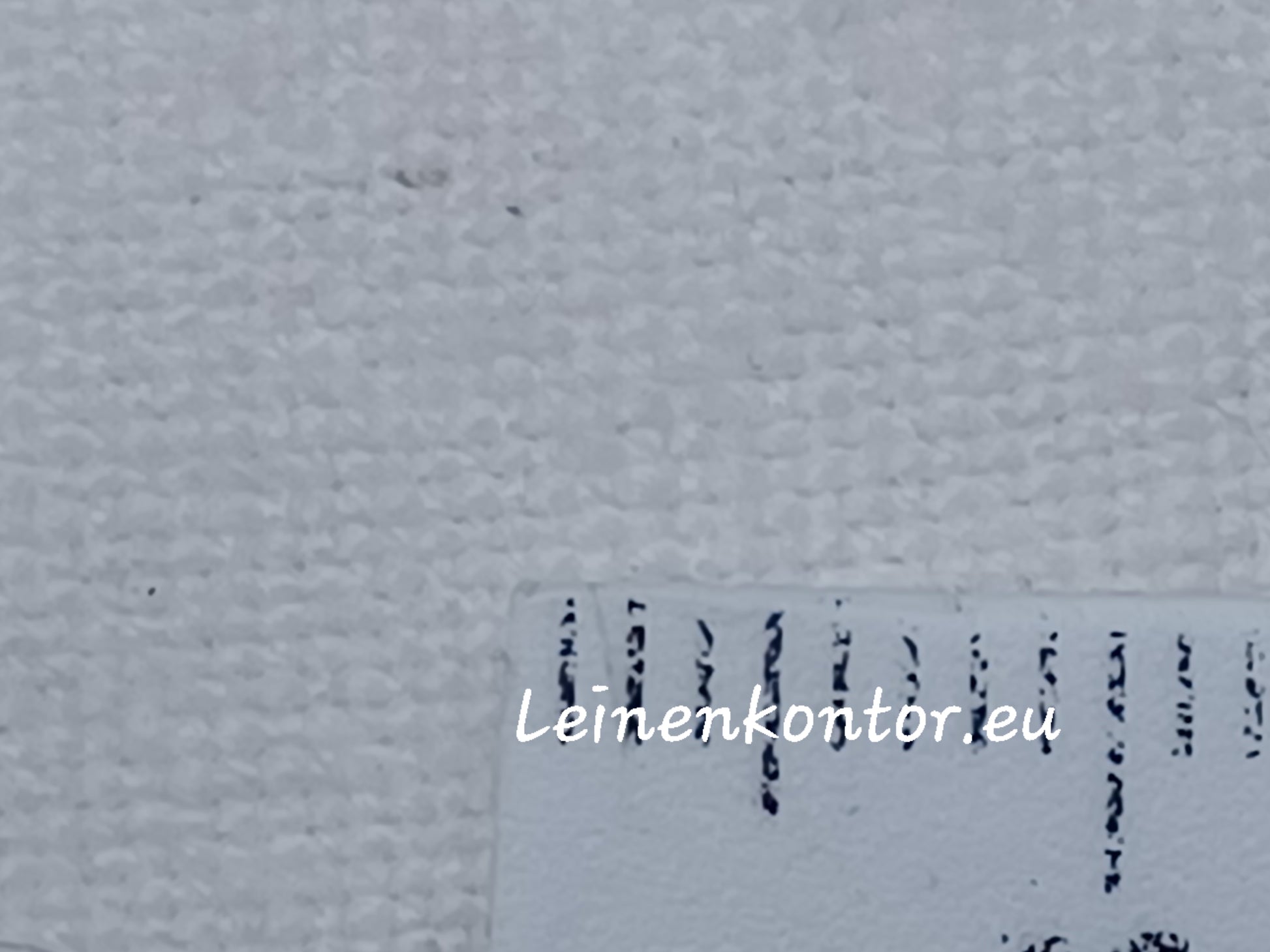 Leinenballen mit Millimeterskala 17 Fäden auf ein cm.