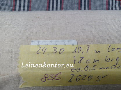Leinenballen mit Millimeterskala 20 Fäden auf ein cm.