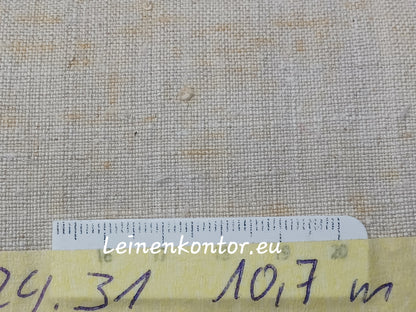 Leinenballen mit Millimeterskala 17 Fäden auf ein cm.