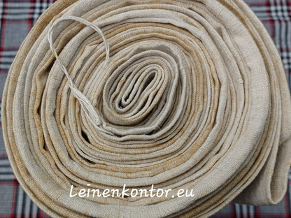 Leinenballen Ansicht gerollte Außenseite