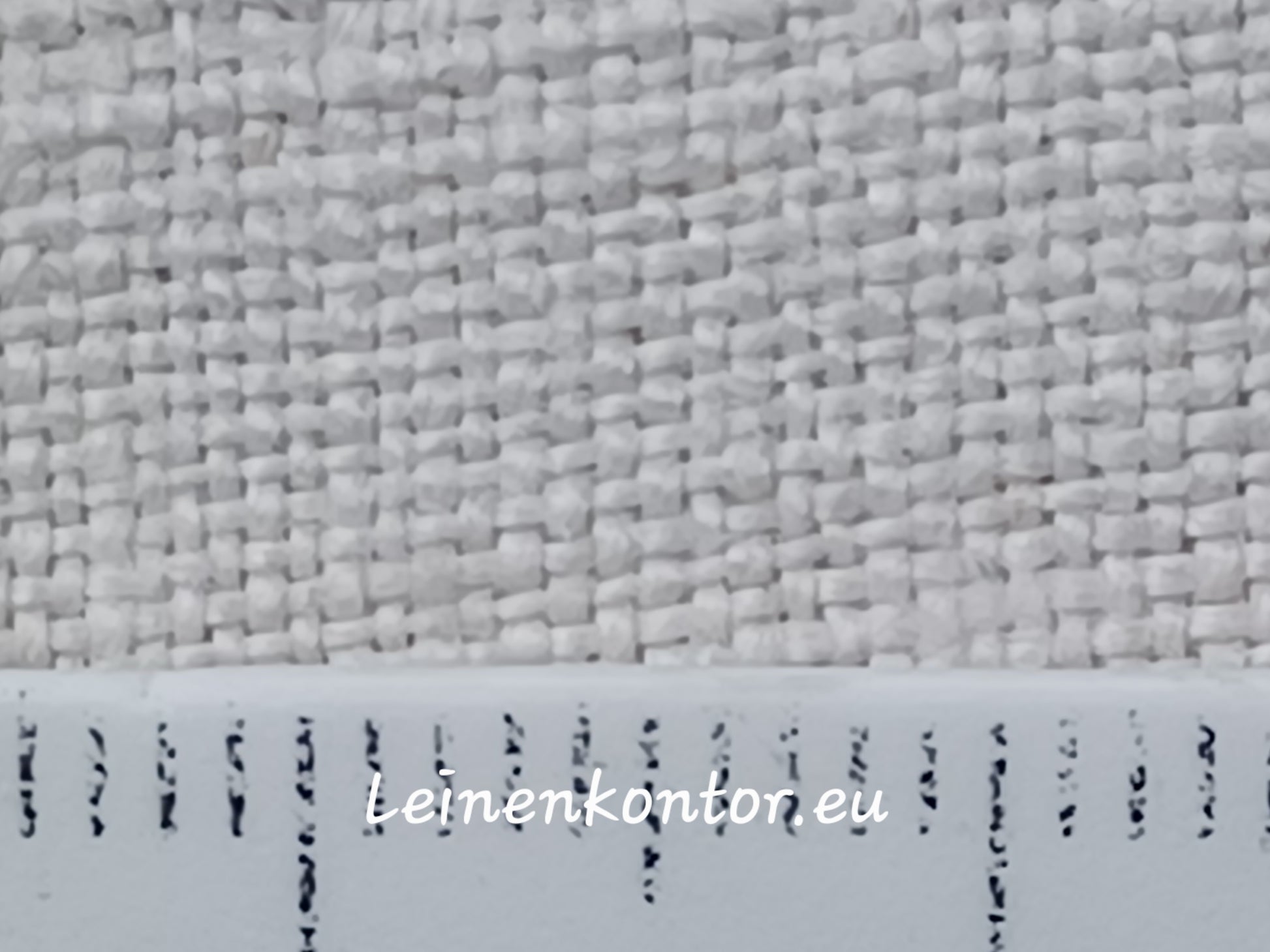 Leinenballen mit Millimeterskala 15 Fäden auf ein cm.