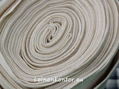 Leinenballen Ansicht gerollte Außenseite.