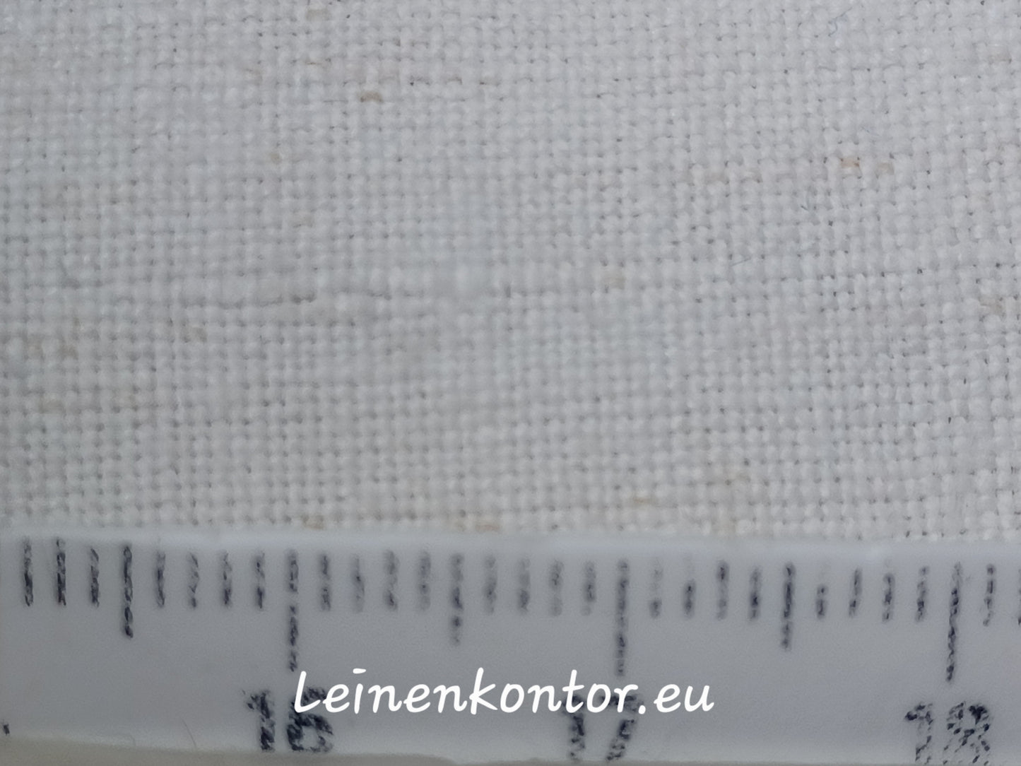 Leinenballen mit Millimeterskala 19 Fäden auf ein cm.