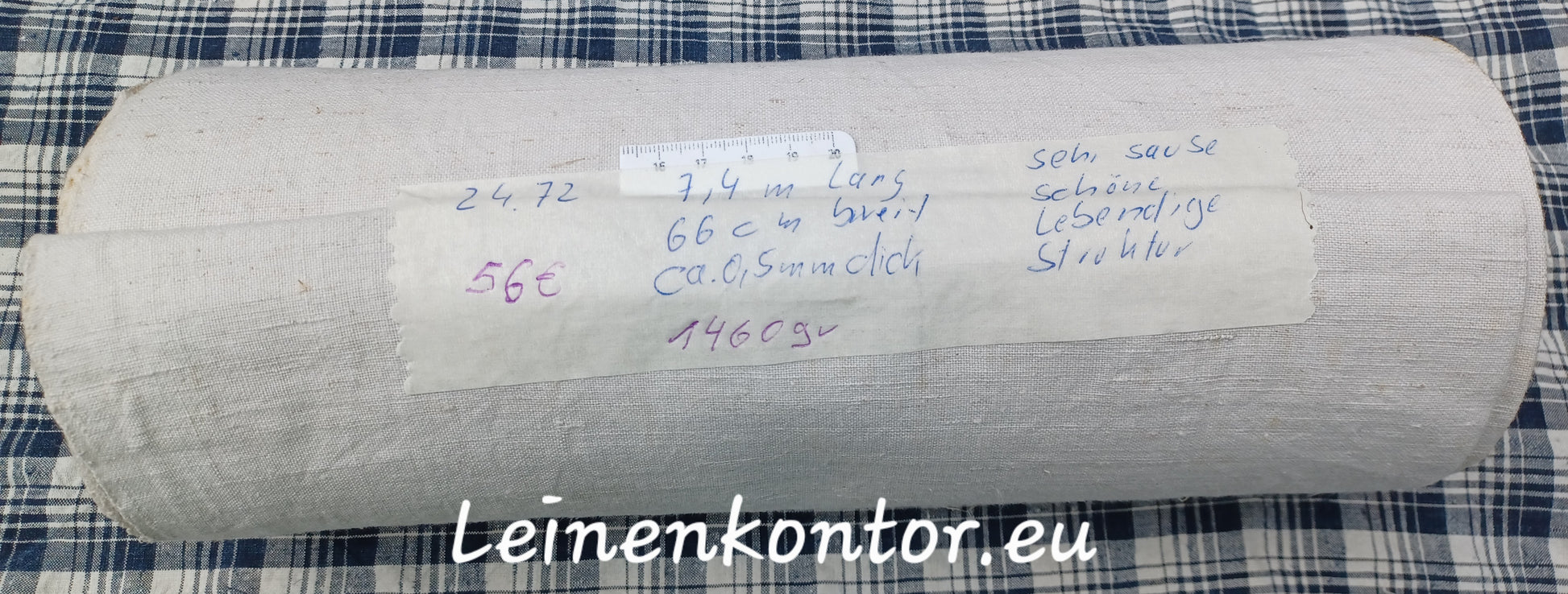 Leinenballen in Vollansicht