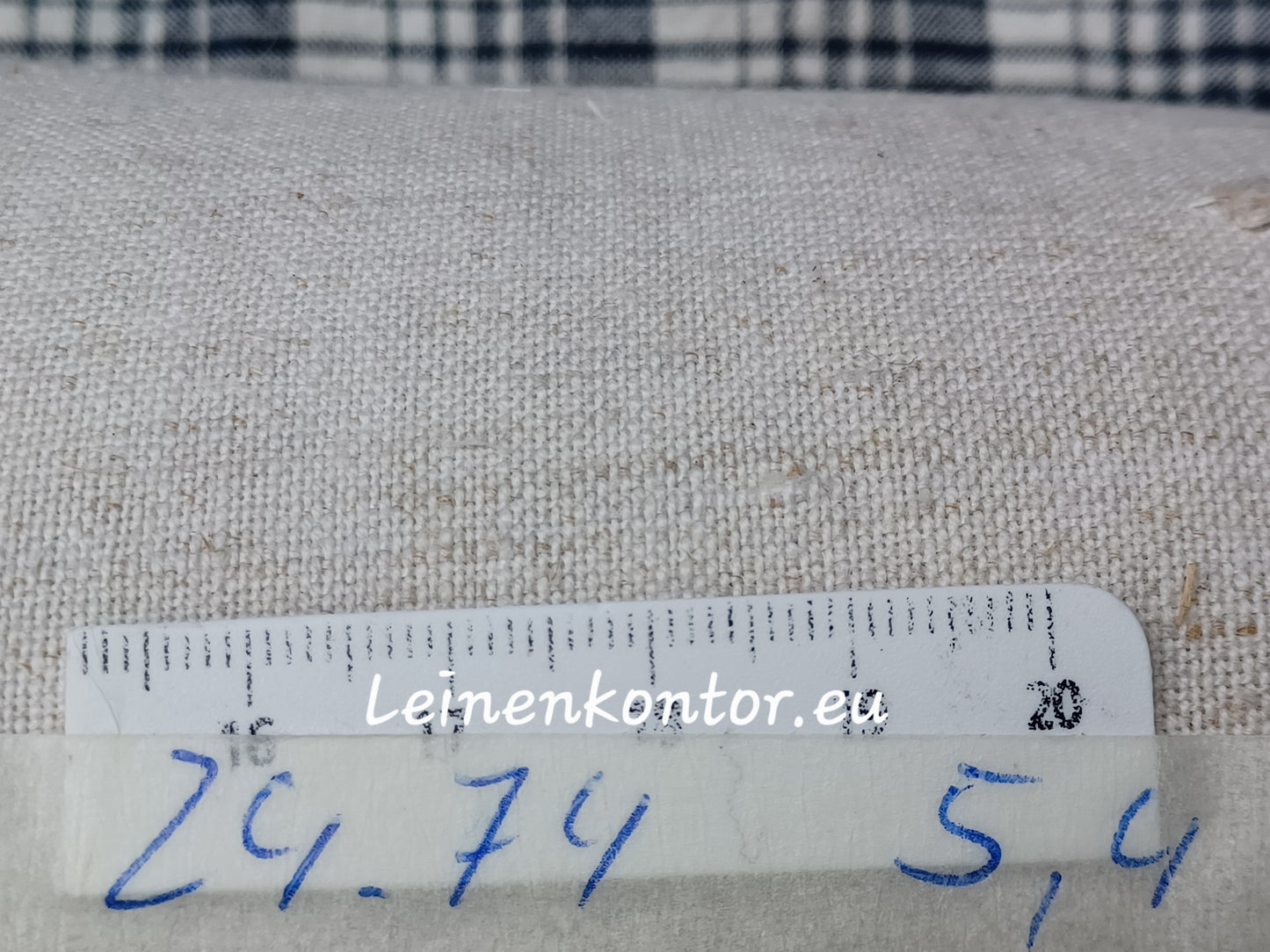 Leinenballen mit Millimeterskala 16 Fäden auf ein cm.