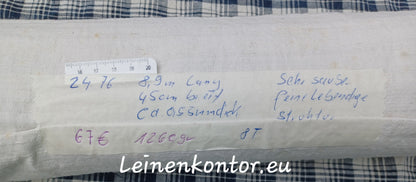 Leinenballen mit Etikett