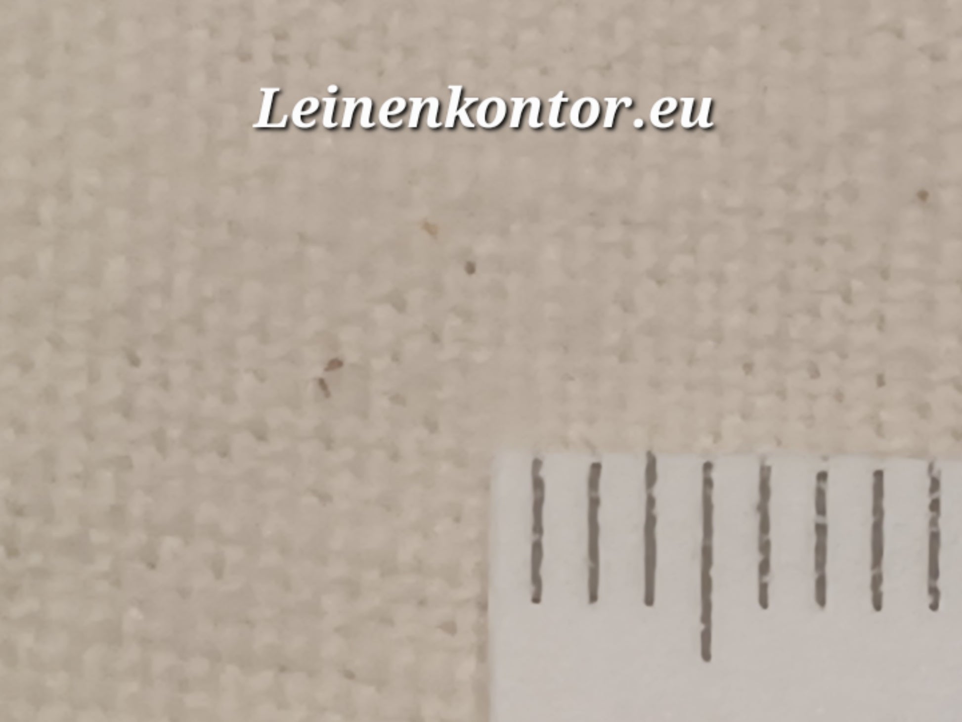 Leinenballen mit Millimeterskala 