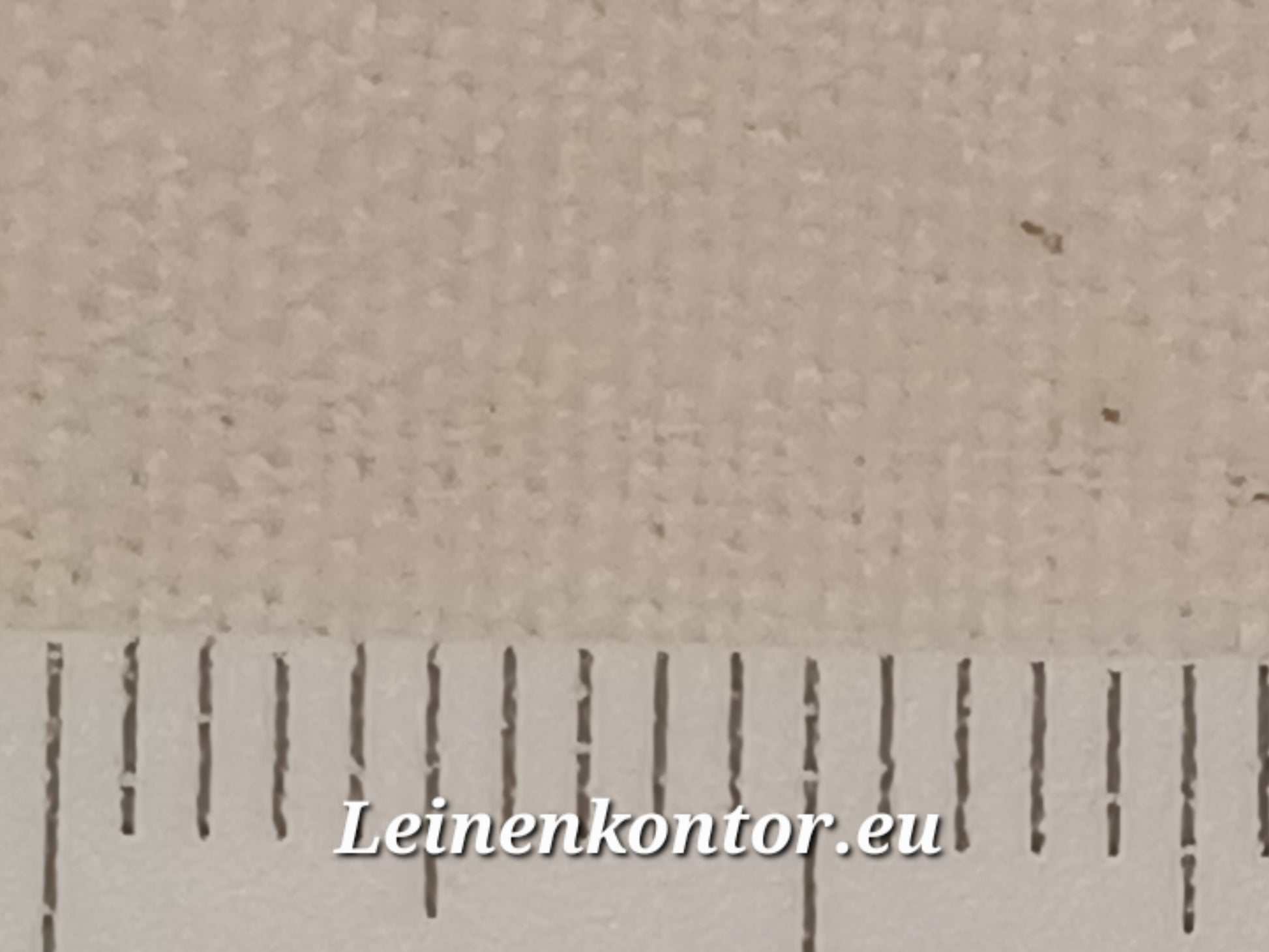 Leinenballen mit Millimeterskala 18 Fäden auf ein cm.