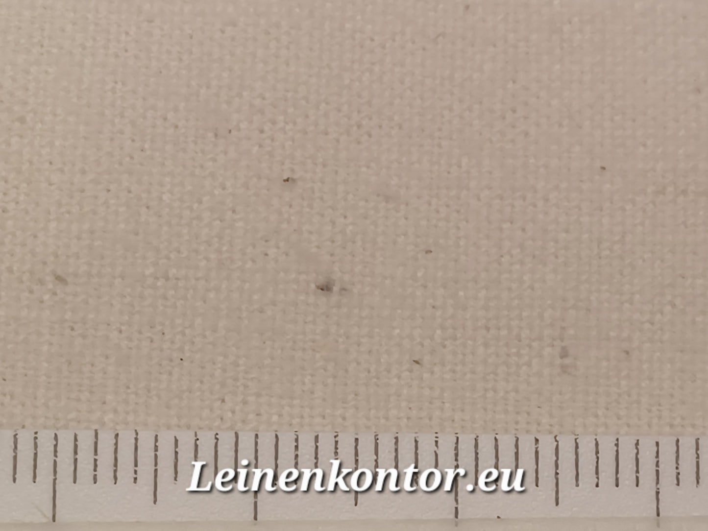 Leinenballen mit Millimeterskala 18 Fäden auf ein cm.