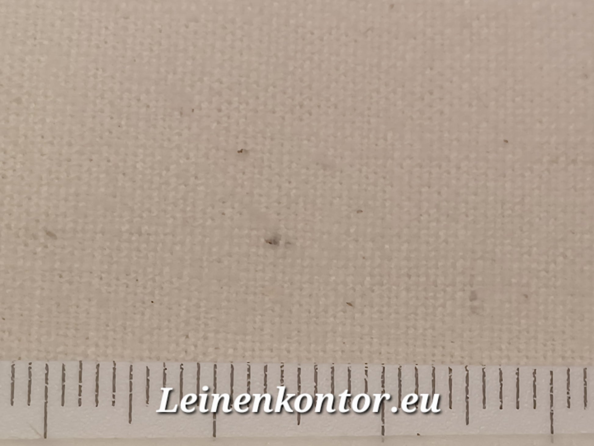 Leinenballen mit Millimeterskala 18 Fäden auf ein cm.