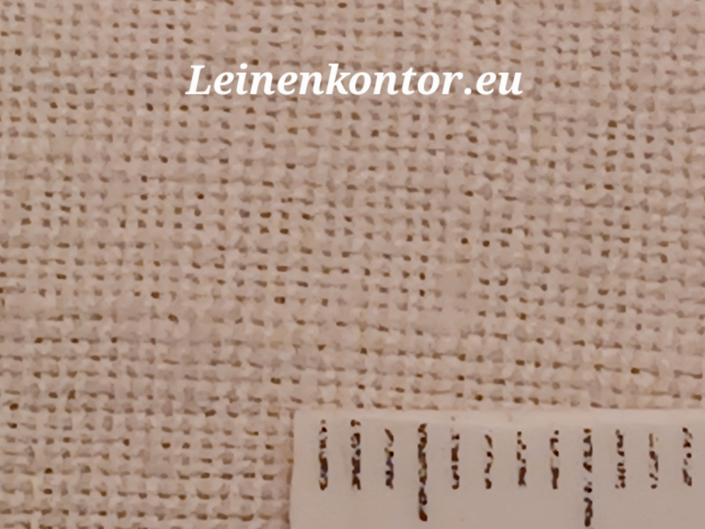 Leinenballen mit Millimeterskala 16 Fäden auf ein cm.