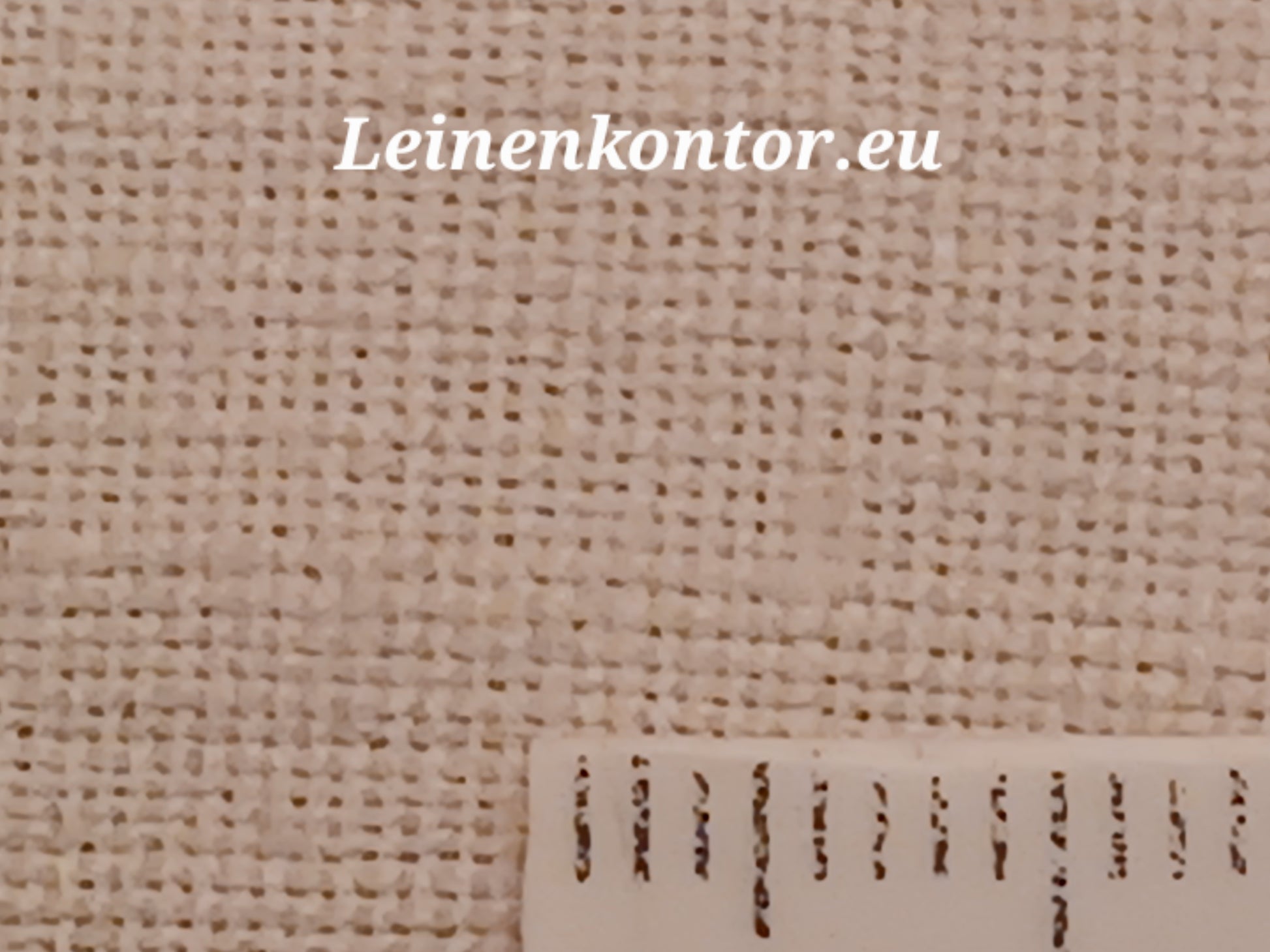 Leinenballen mit Millimeterskala 16 Fäden auf ein cm.
