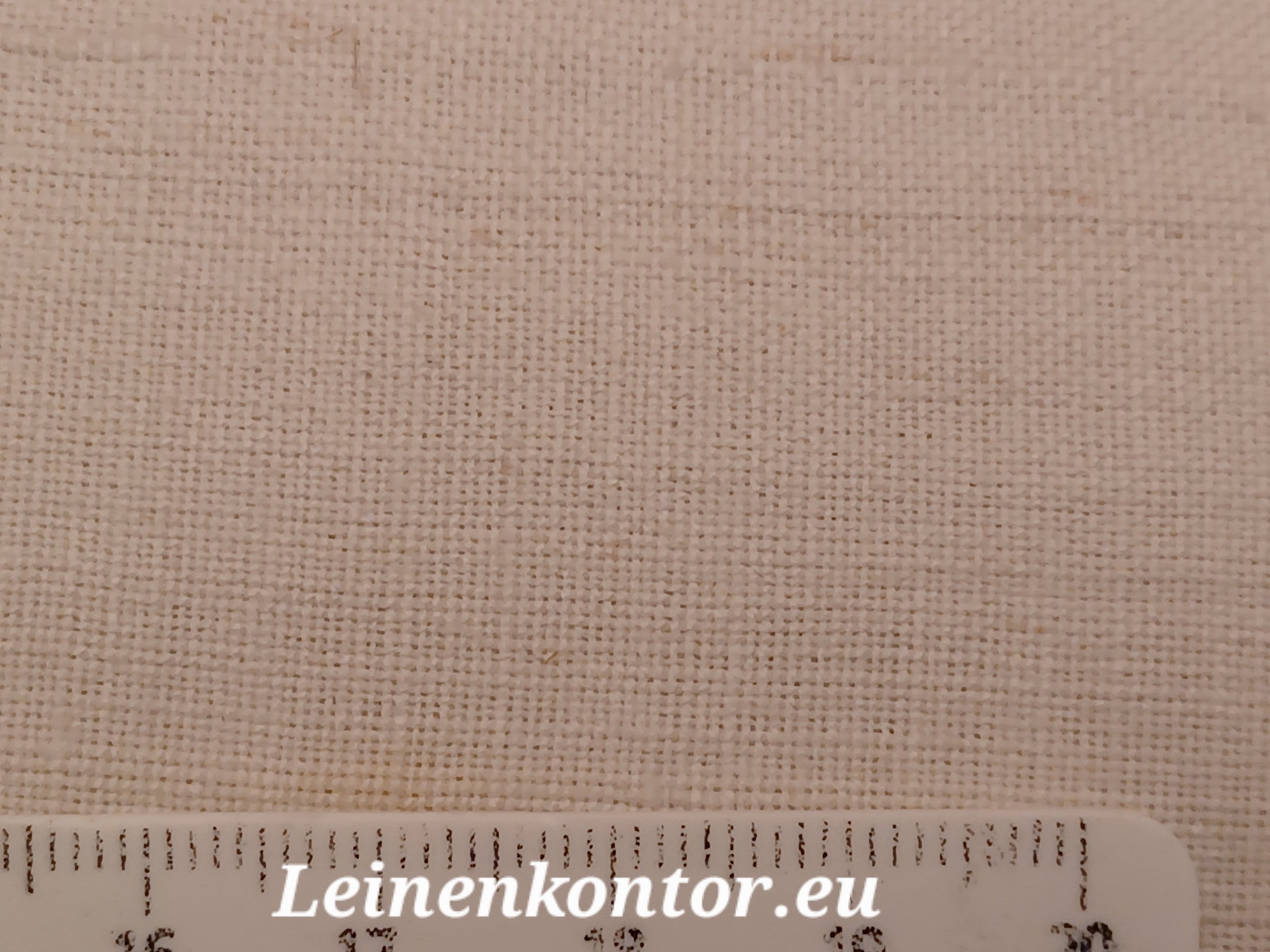 Leinenballen mit Millimeterskala 16 Fäden auf ein cm.
