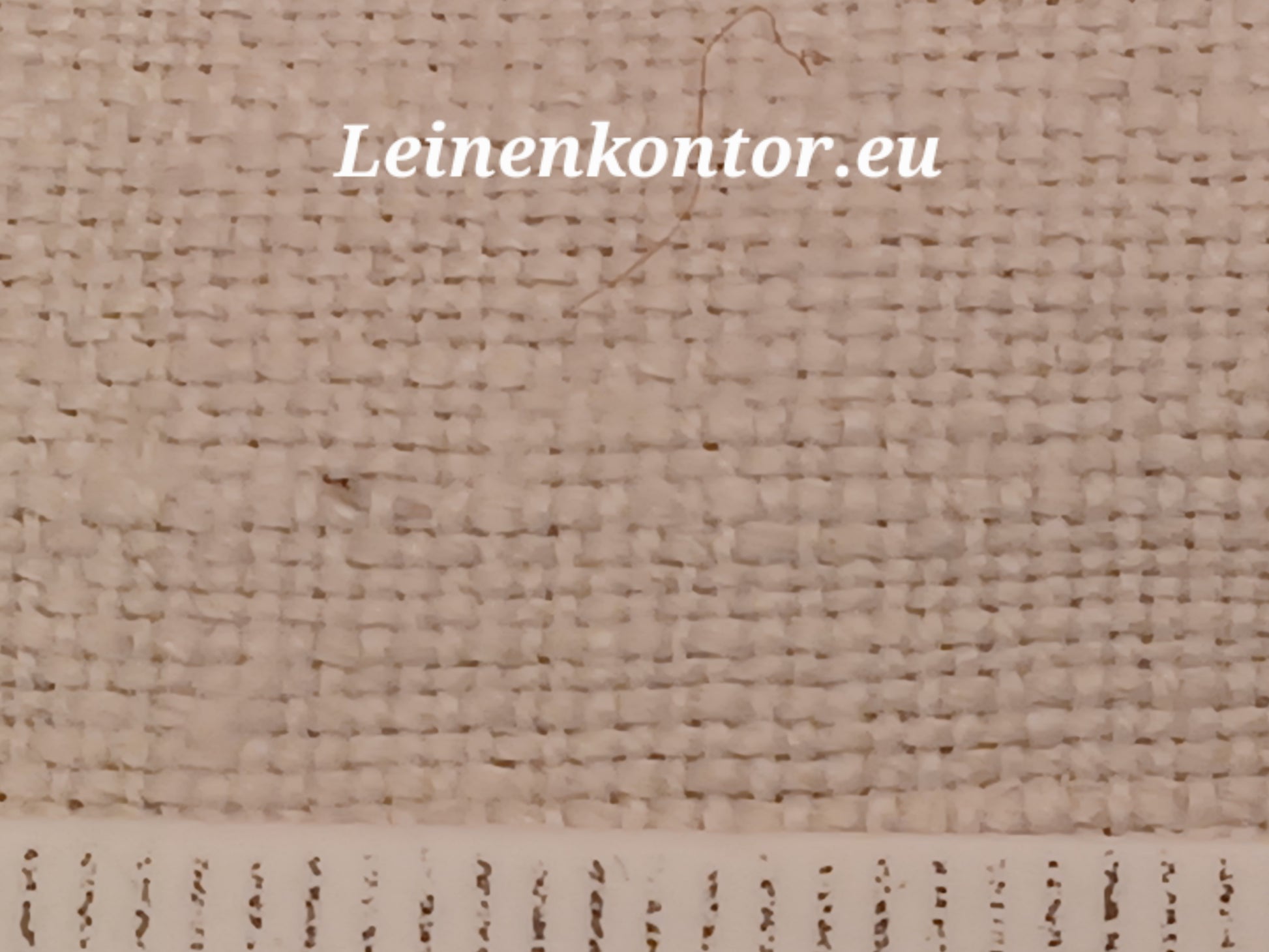 Leinenballen mit Millimeterskala 12 Fäden auf ein cm.