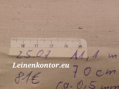 Leinenballen mit Millimeterskala 12 Fäden auf ein cm.