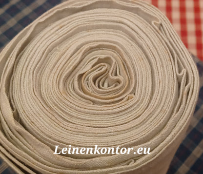 Leinenballen Ansicht gerollte Außenseite