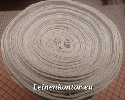 Leinenballen Ansicht gerollte Außenseite