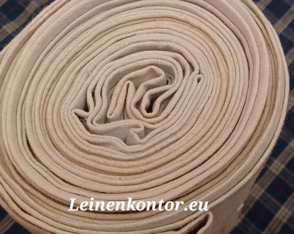 Leinenballen Ansicht gerollte Außenseite