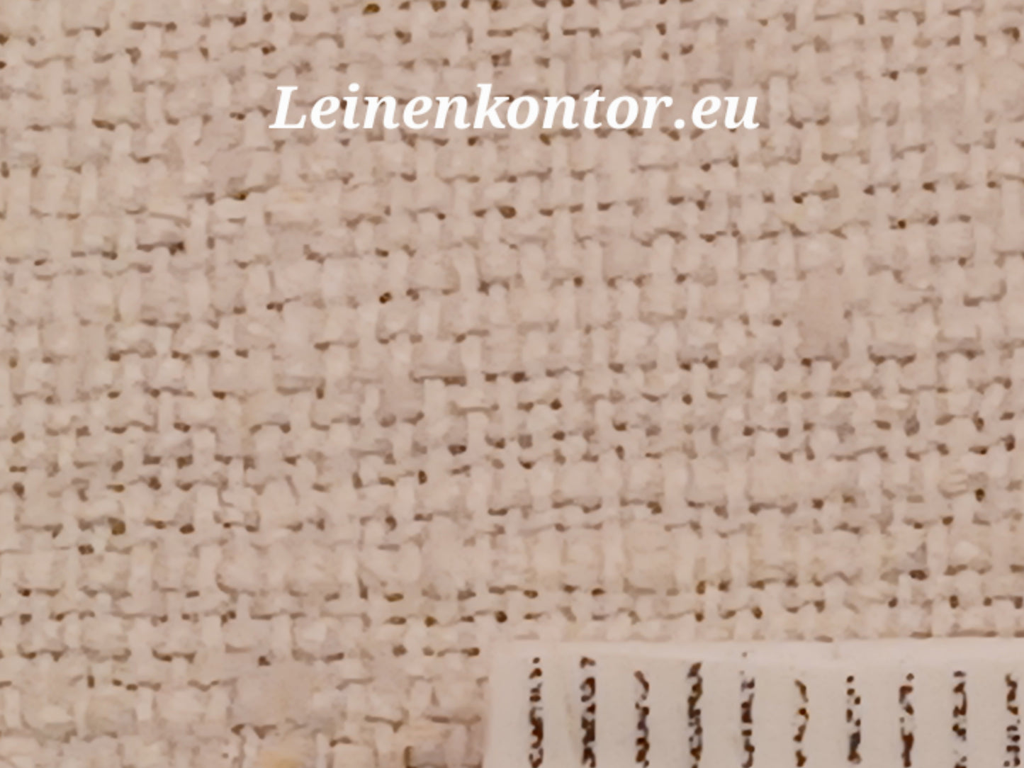 Halbleinenballen mit Millimeterskala