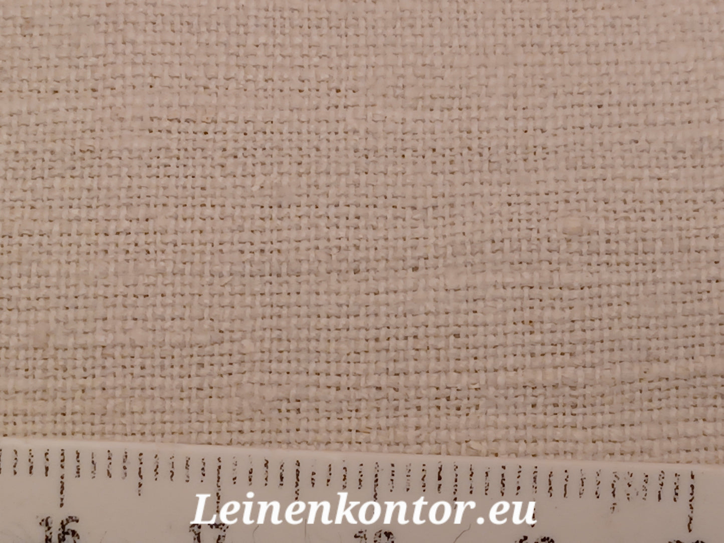 Leinenballen mit Millimeterskala 17 Fäden auf ein cm.