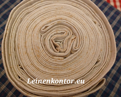 Leinenballen Ansicht gerollte Außenseite