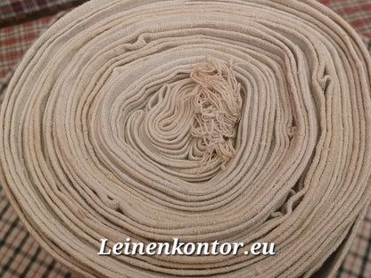 Leinenballen Ansicht gerollte Außenseite