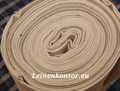 Leinenballen Ansicht gerollte Außenseite