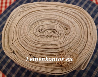 Leinenballen Ansicht gerollte Außenseite
