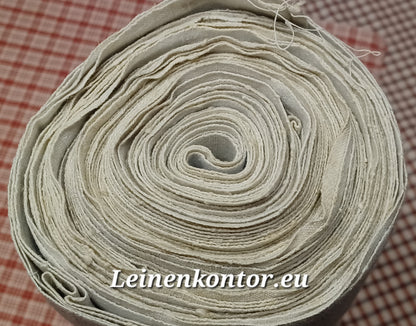 Leinenballen Ansicht gerollte Außenseite