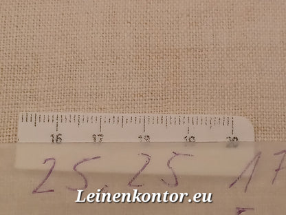 Leinenballen mit Millimeterskala 16 Fäden auf ein cm.