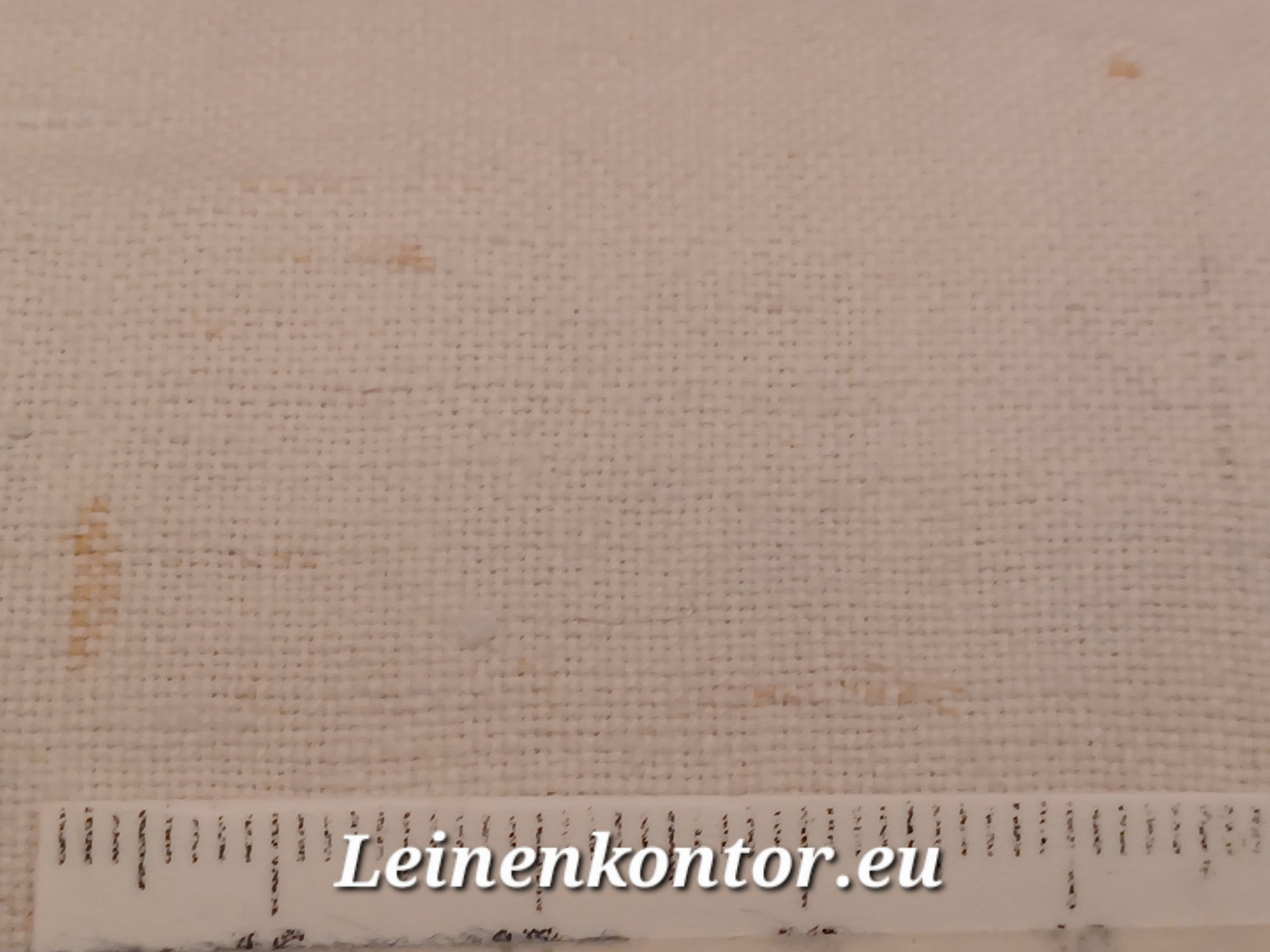 Leinenballen mit Millimeterskala 18 Fäden auf ein cm.