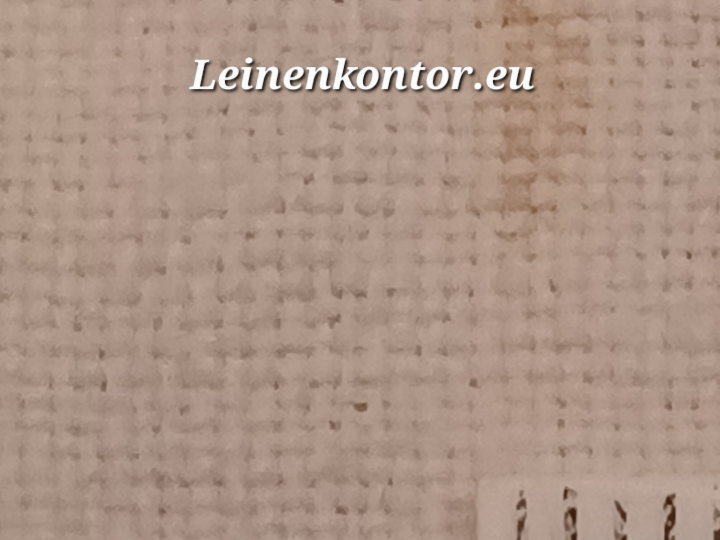 Leinenballen mit Millimeterskala 18 Fäden auf ein cm.