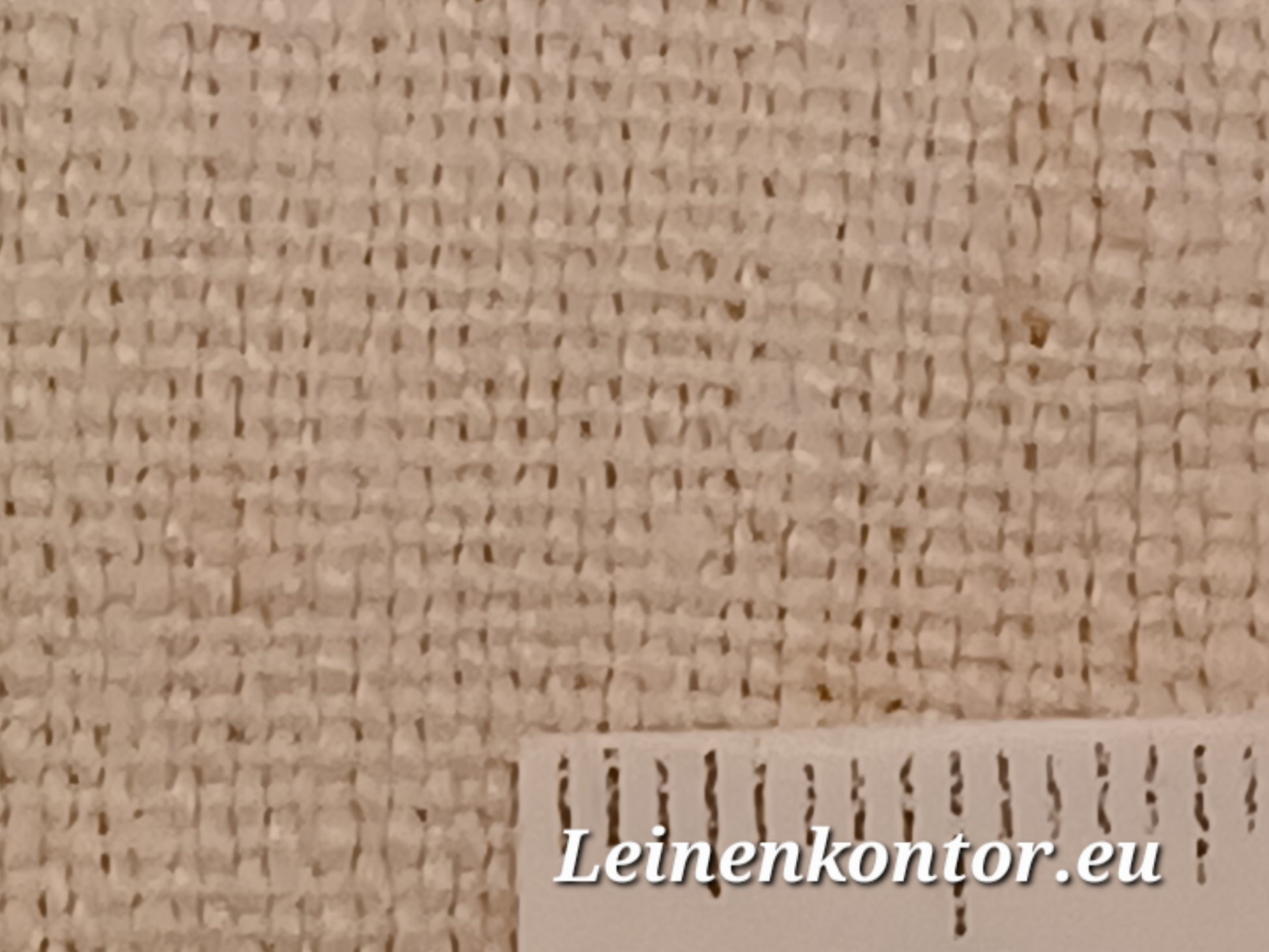 Leinenballen mit Millimeterskala 14 Fäden auf ein cm.