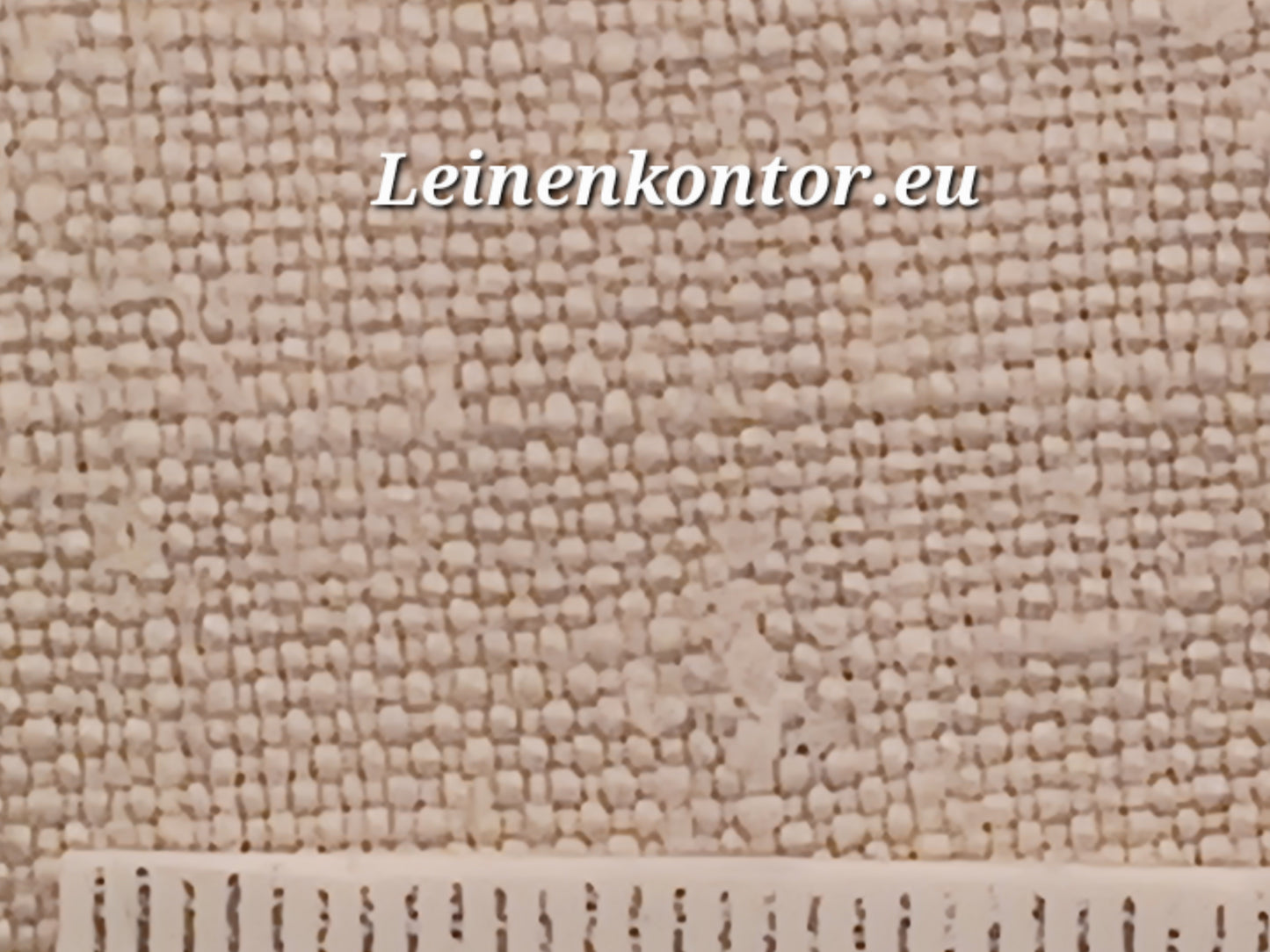 Leinenballen mit Millimeterskala 17 Fäden auf ein cm.