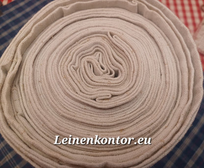 Leinenballen Ansicht gerollte Außenseite