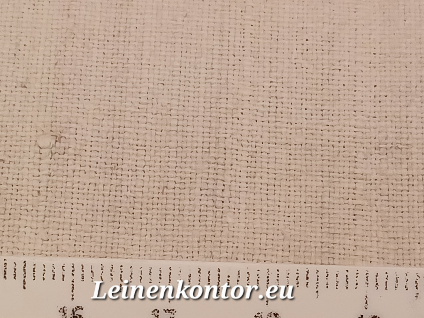 Leinenballen mit Millimeterskala 18 Fäden auf ein cm.