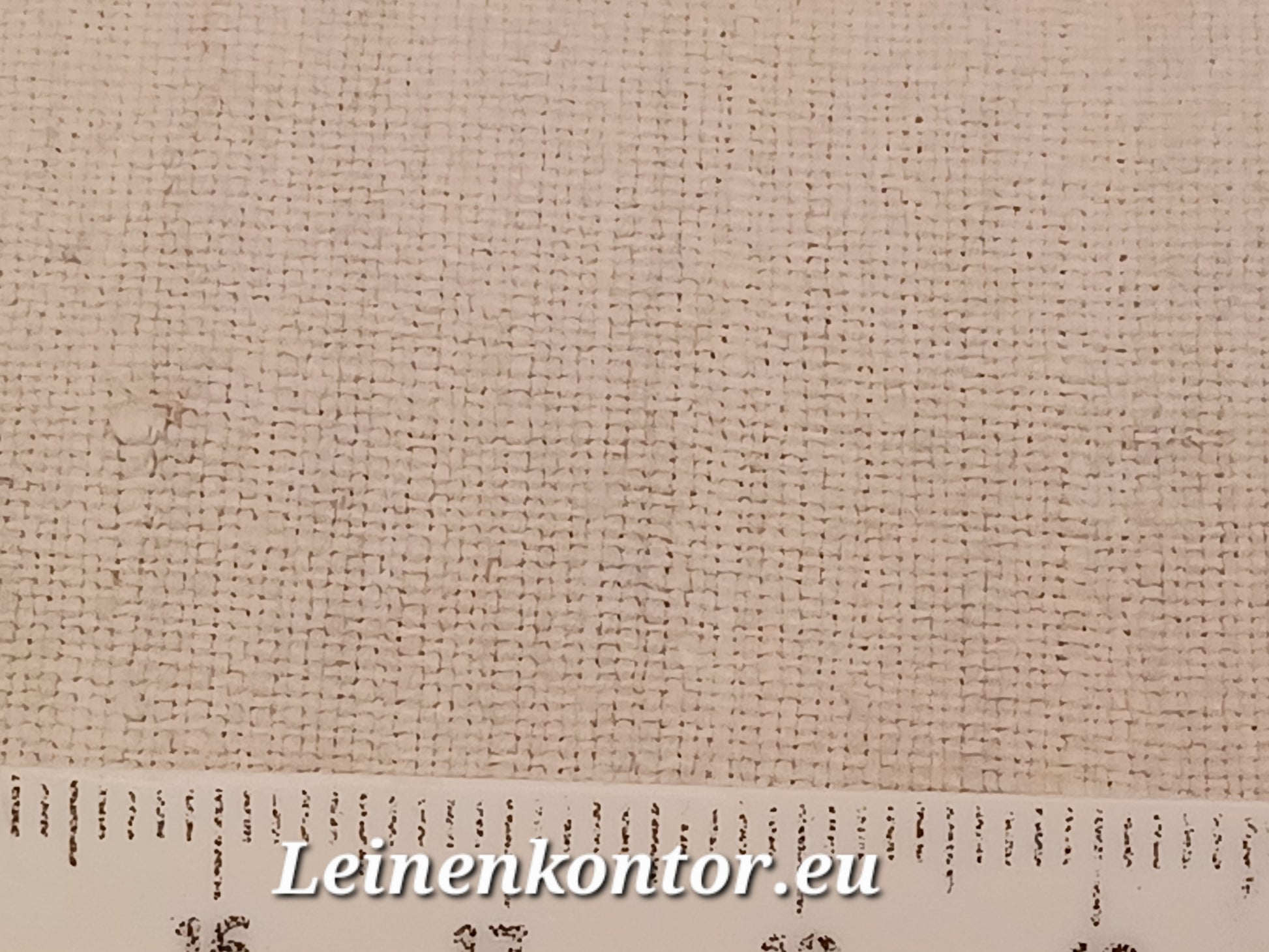 Leinenballen mit Millimeterskala 18 Fäden auf ein cm.