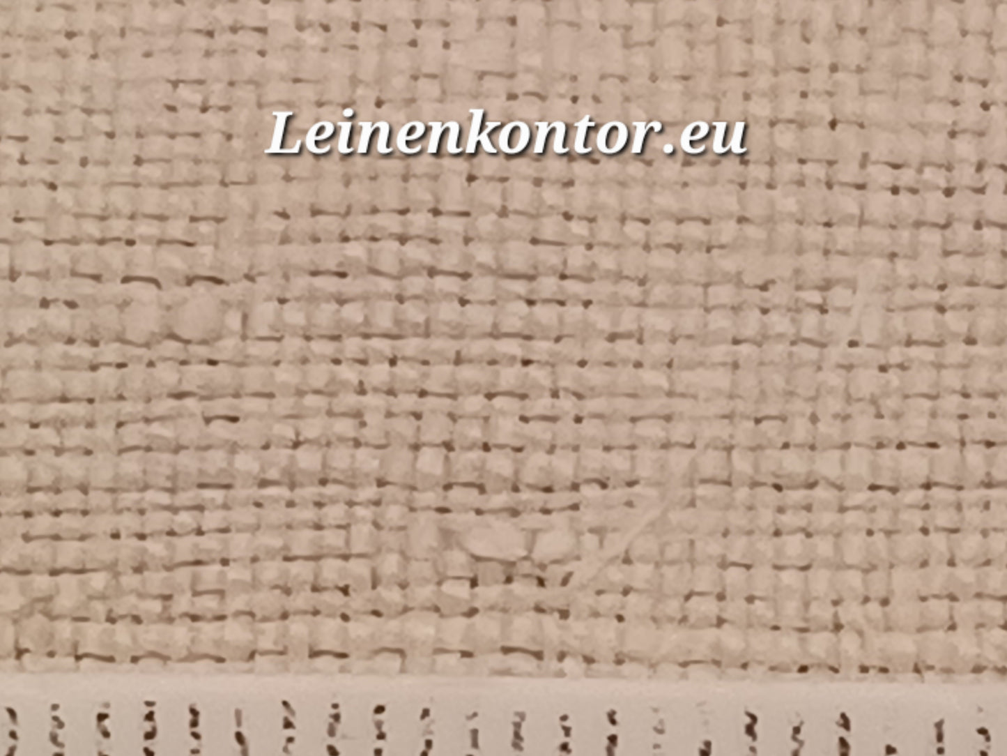 Leinenballen mit Millimeterskala 15 Fäden auf ein cm.