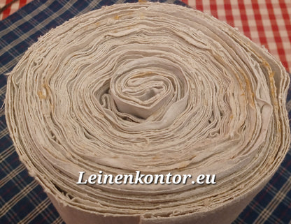 Leinenballen Ansicht gerollte Außenseite
